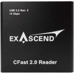 Exascend's CFast 2.0 card reader