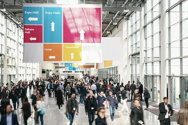 The showfloor at Embedded World