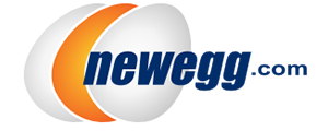 Logo of Newegg, an online retailer that stocks Exascend products