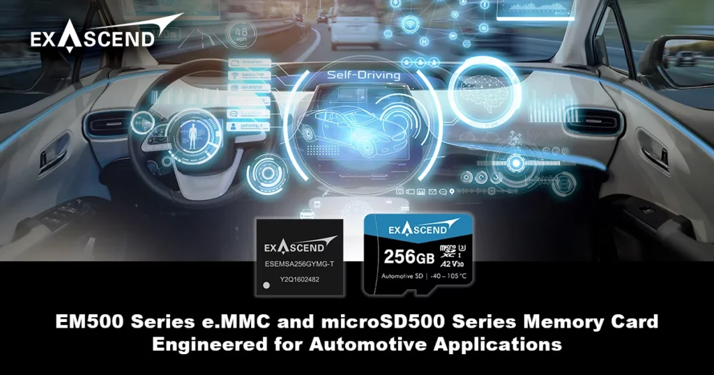 Exascend Unveils Automotive Storage Solutions for Connected Vehicles